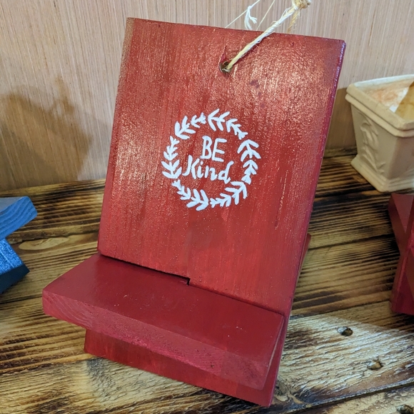 Wood Tablet or Book Holder Home Sweet Home Handmade Handcrafted - Picture 11 of 16